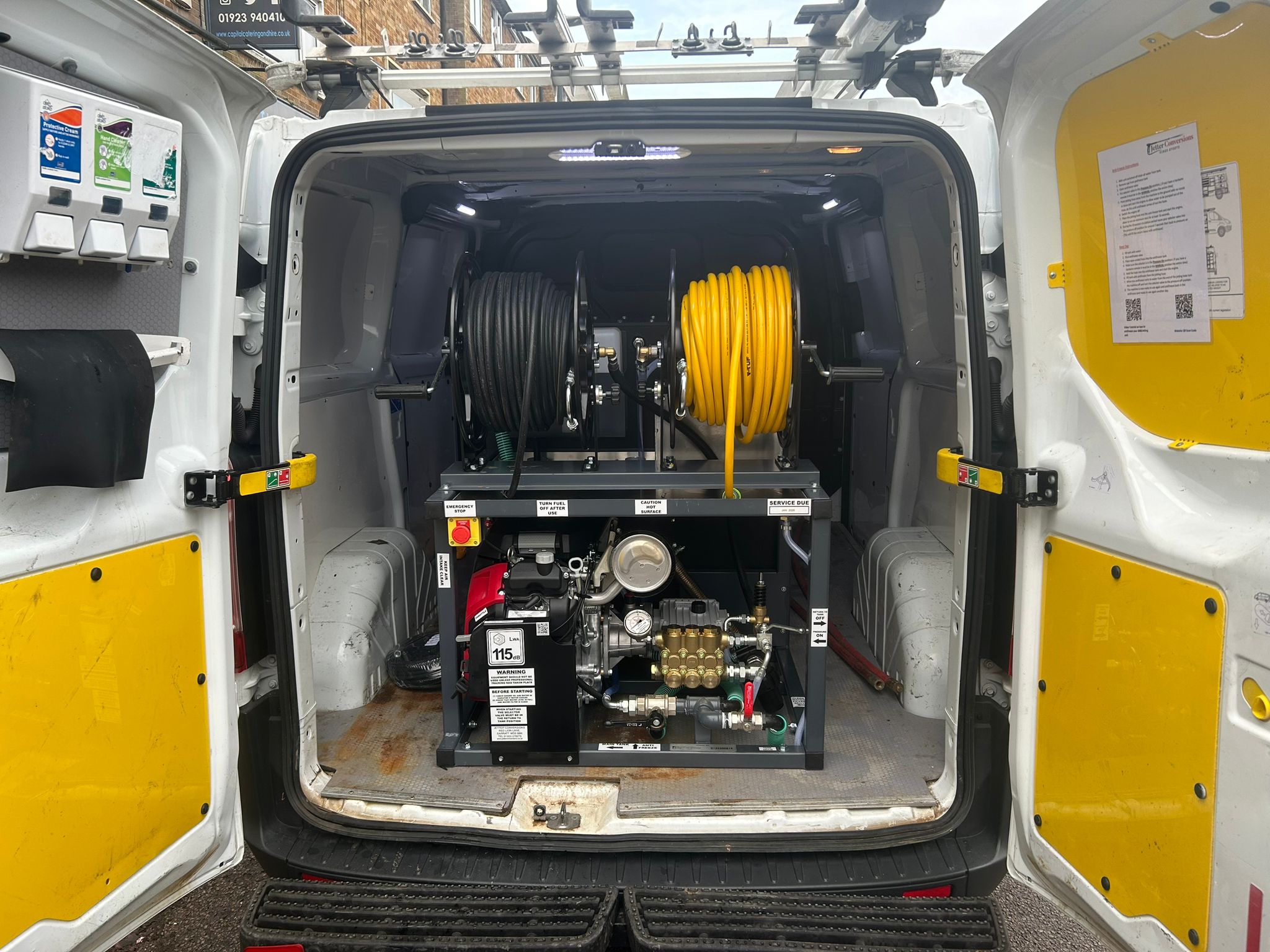 Drain jetting equipment