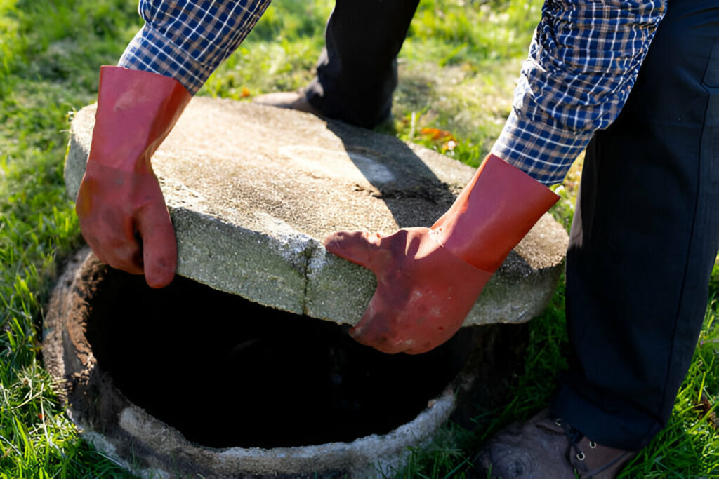 Unblocking an Outside Drain