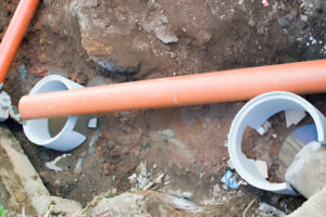 Collapsed Drain Pipe