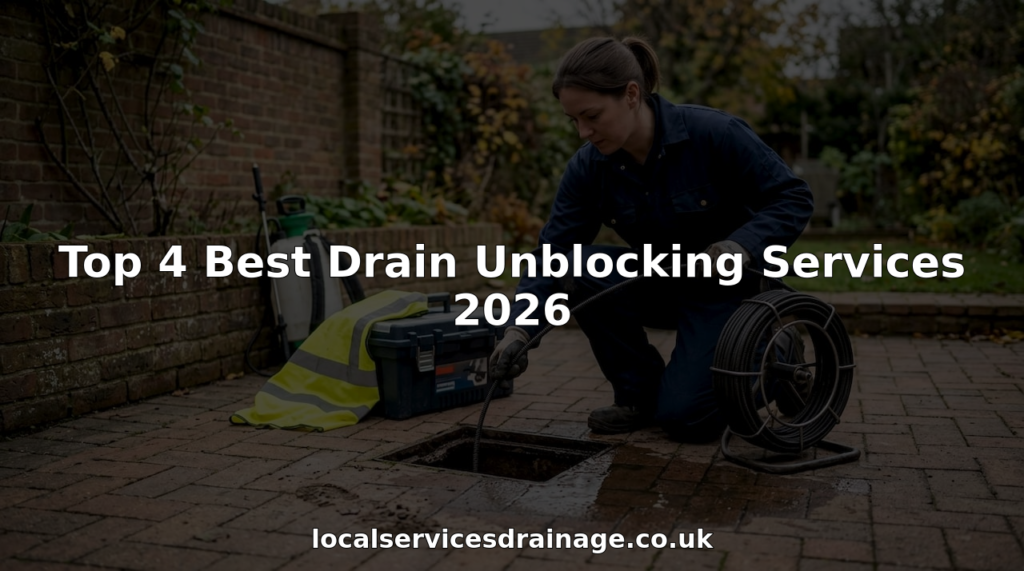 Drainage engineer working on residential drain outdoors